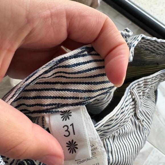 Show Me Your MuMu Striped Flare Jeans - Picture 7 of 7